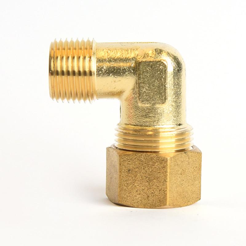 ATC 5/8 in. Tube X 3/8 in. D MPT Brass 90 Degree Street Elbow, Pack of 5