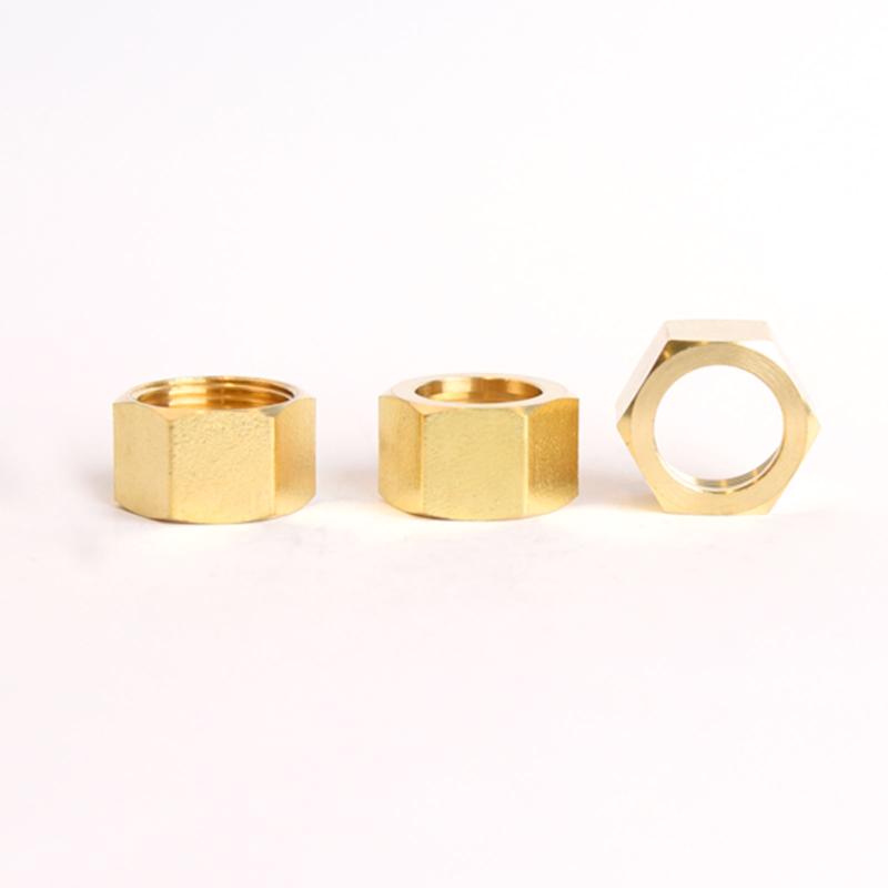 ATC 5/8 in. Compression X 5/8 in. D Compression Brass Nut, Pack of 5