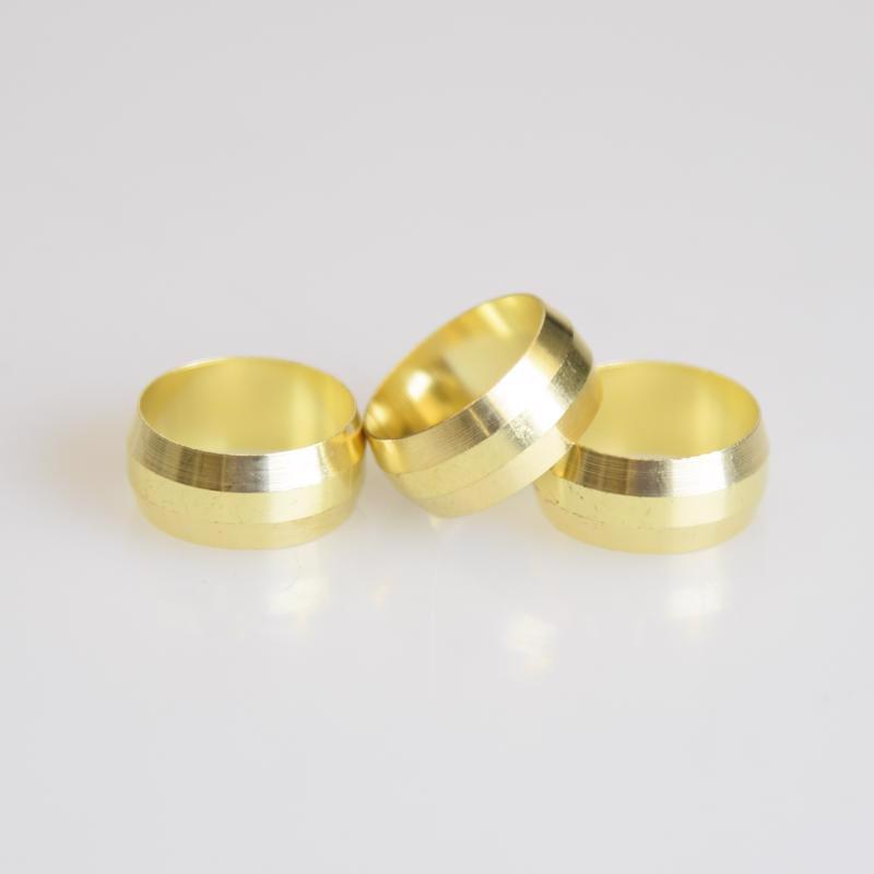 ATC 5/8 in. Compression X 5/8 in. D Compression Brass Sleeve, Pack of 5