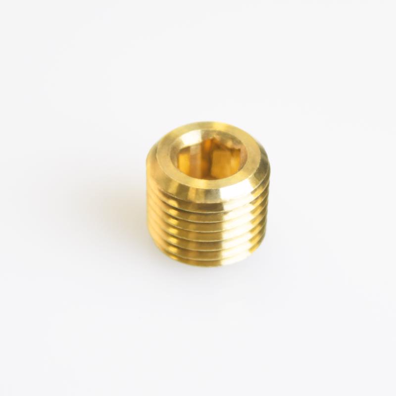 ATC 1/4 in. MPT Brass Counter Sunk Plug, Pack of 5