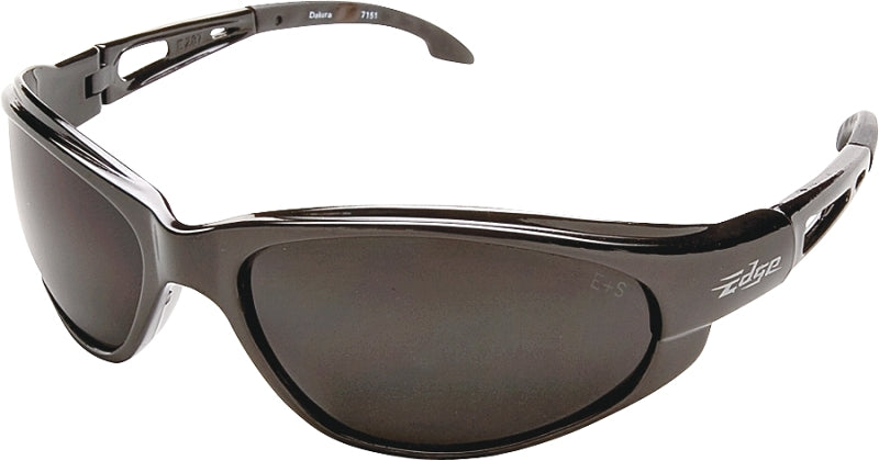 Edge Dakura Series SW116 Safety Glasses, Unisex, 61 mm W Lens, Polycarbonate Lens, Full Frame, Wraparound Frame