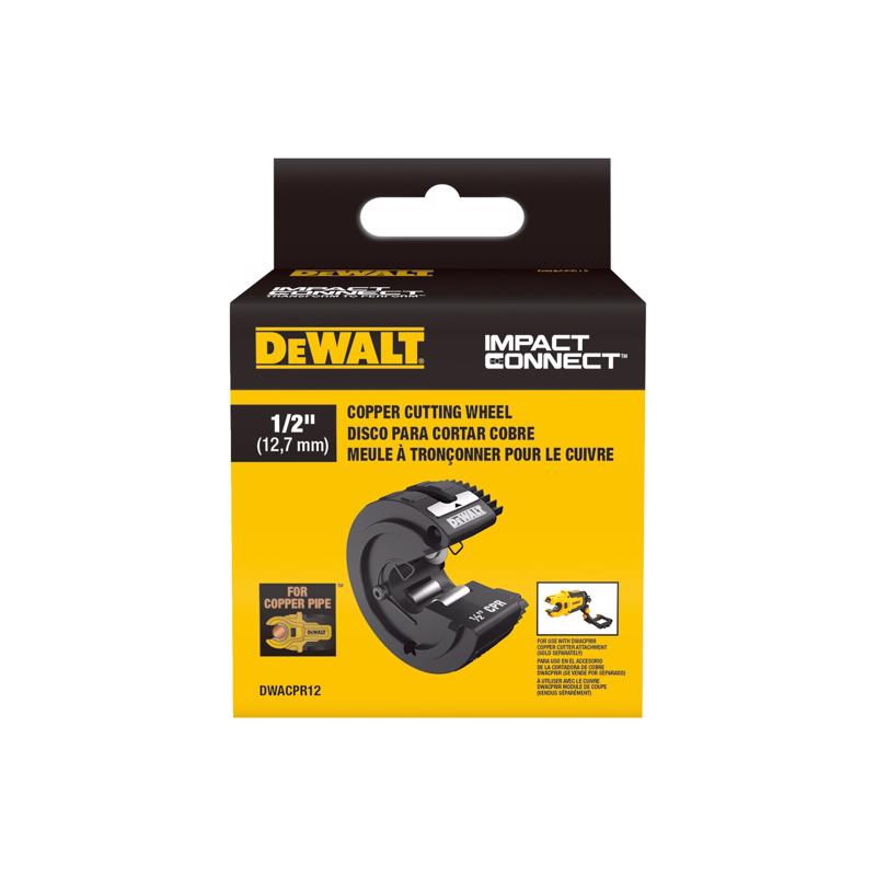 DeWalt Impact Connect 1/2 in. Replacement Tube Cutter Wheel Black 1 pc
