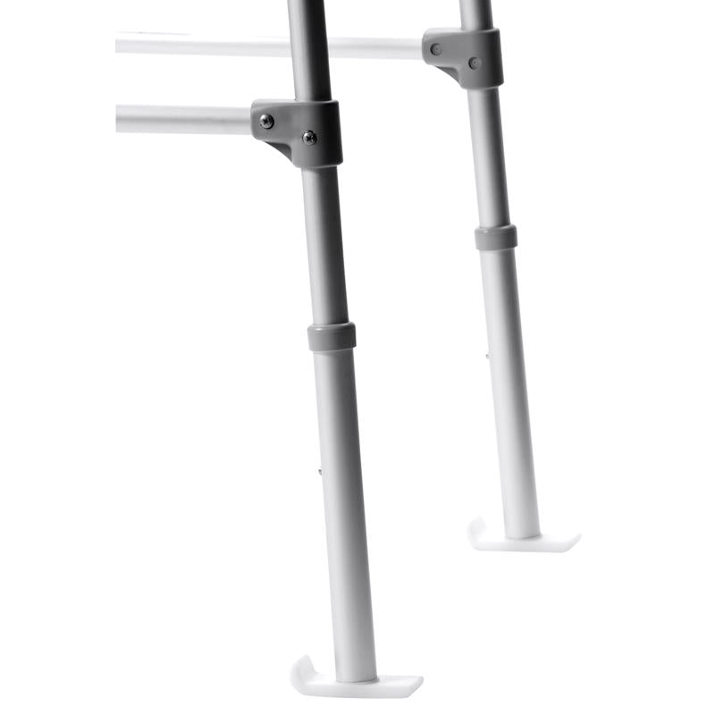 Carex Health Brands White Walker Ski Glides Plastic 2.30 in. H X 3.50 in. L