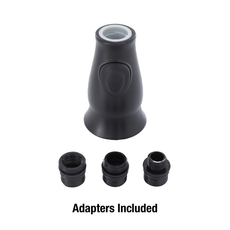 Danco For Universal Black Stainless Steel Smart Pull Down Sprayer Head