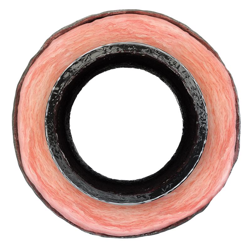 Imperial 3 in. D Galvanized Steel Crimped Pipe End Cap