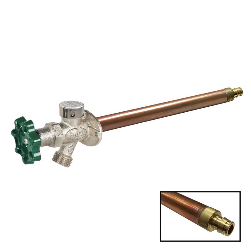Prier 1/2 in. PEX in. Anti-Siphon Brass Freezeless Wall Hydrant