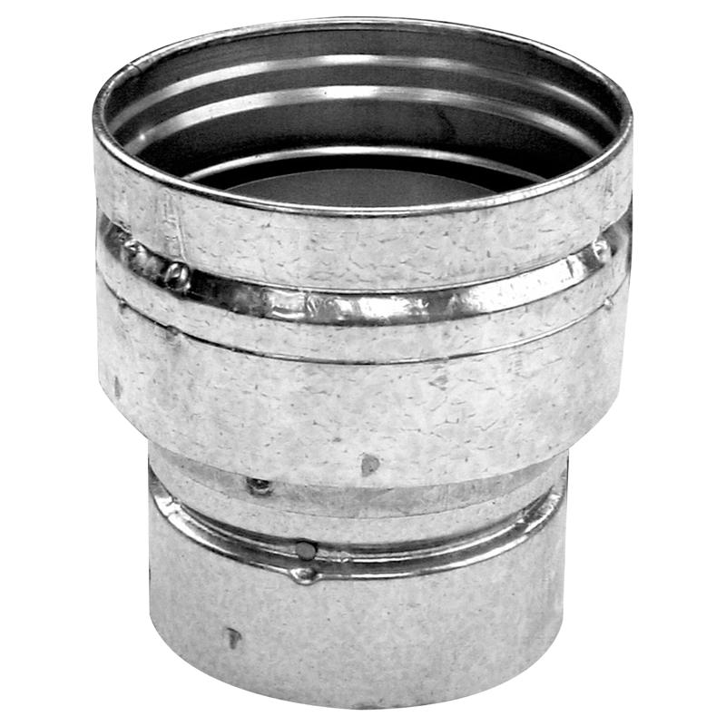Selkirk 3 in. D X 4 in. L Aluminum/Galvanized Steel Gas Vent Connector, Pack of 6