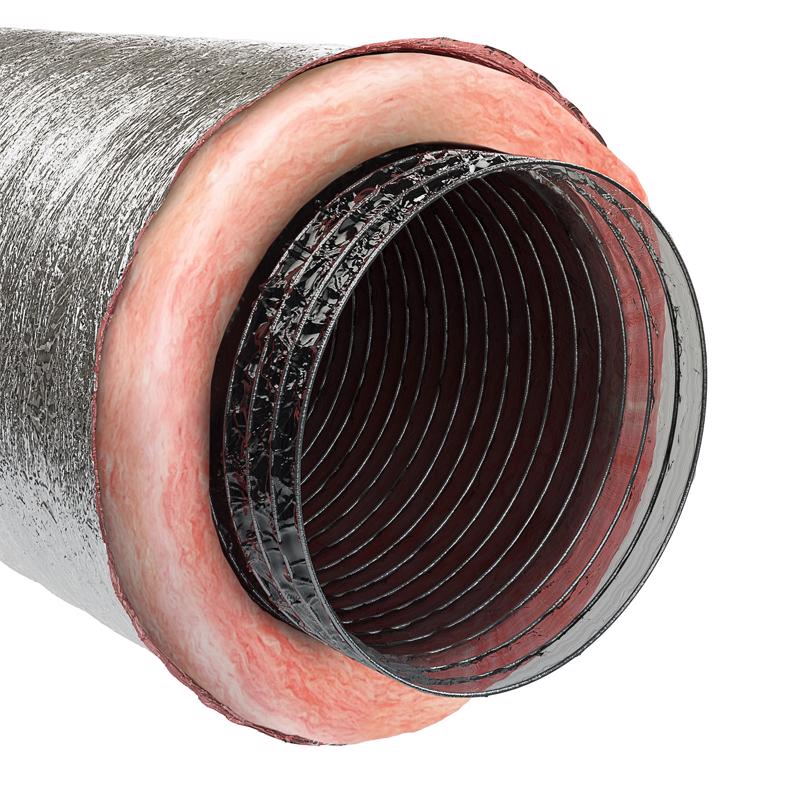 Imperial R6.0 25 ft. L X 14 in. D Silver Poly Duct