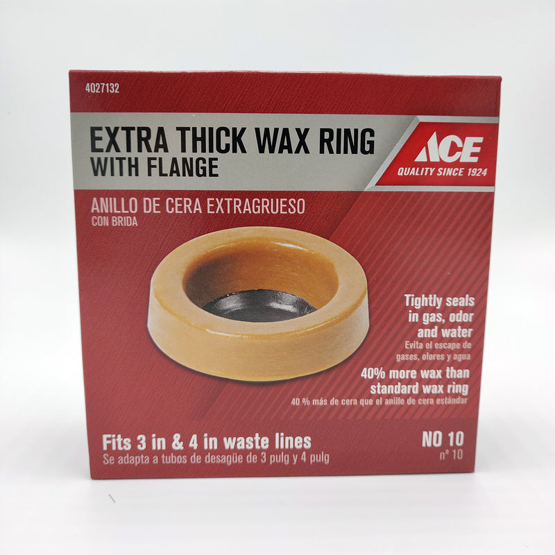 Ace Toilet Bowl Gasket with Wax & Flange, Pack of 12