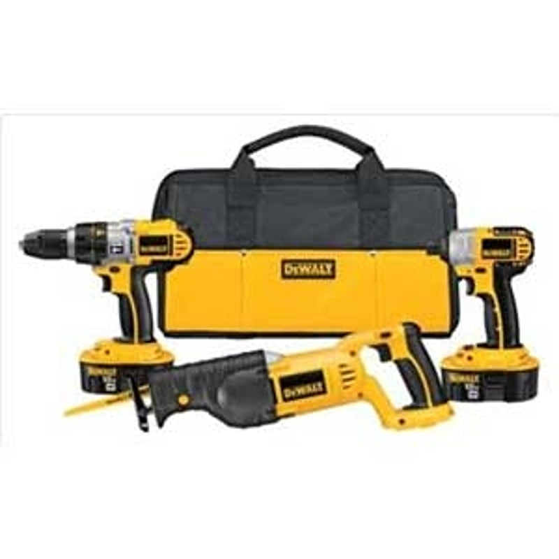 DEWALT DCK375X Combination Tool Kit, Battery Included, 18 V, Ni-Cd