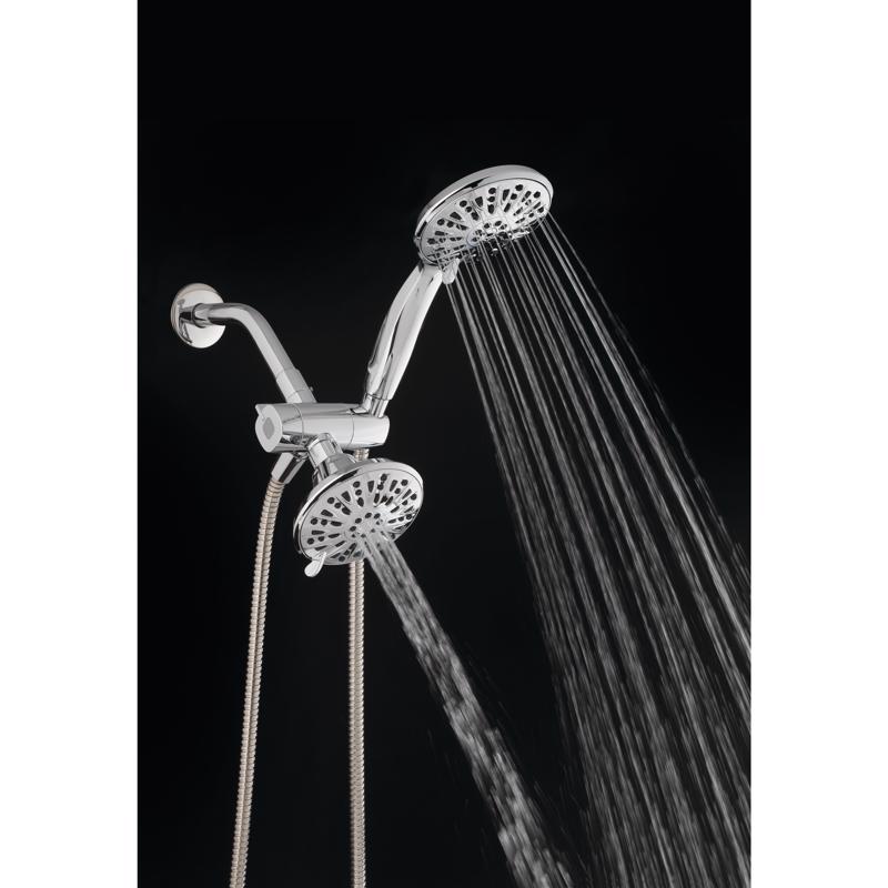 Oakbrook Collection Chrome 6 settings Showerhead Combo 1.8 gpm