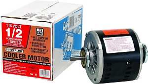 Dial 2203 Evaporative Cooler Motor, 0.5 hp, 1-Phase, 115 V, 1/2 in Dia Shaft, Clockwise Shaft Rotation, 1725 rpm Speed