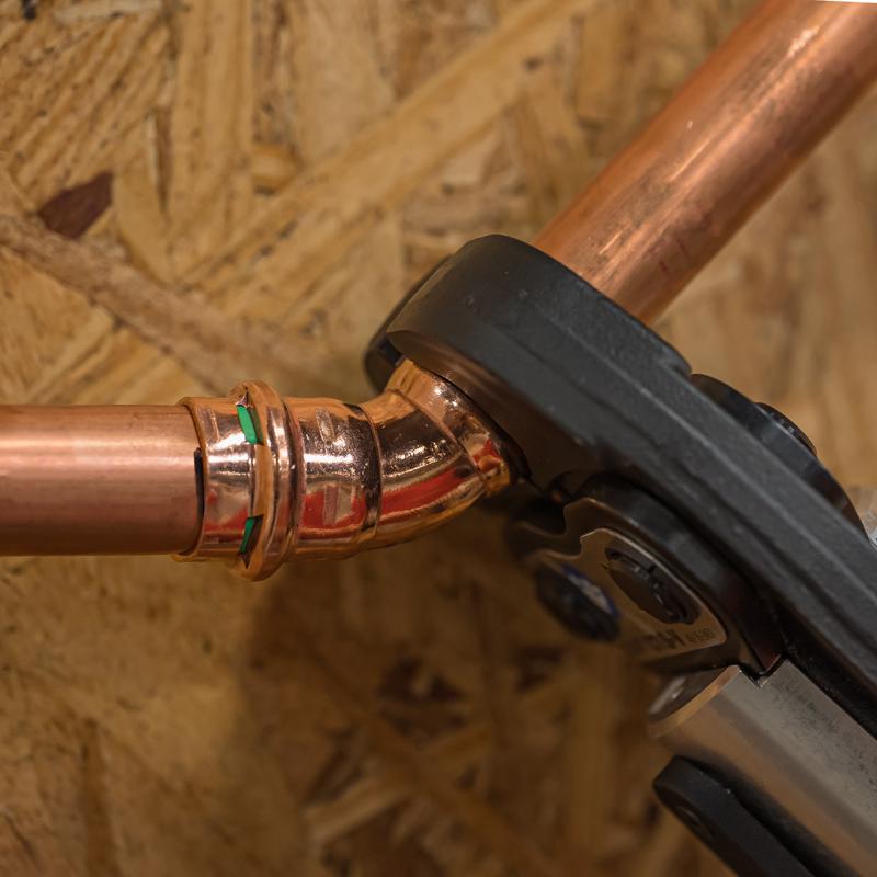QuickFitting 3/4 in. Press in. Press in. Copper 45 Degree Elbow