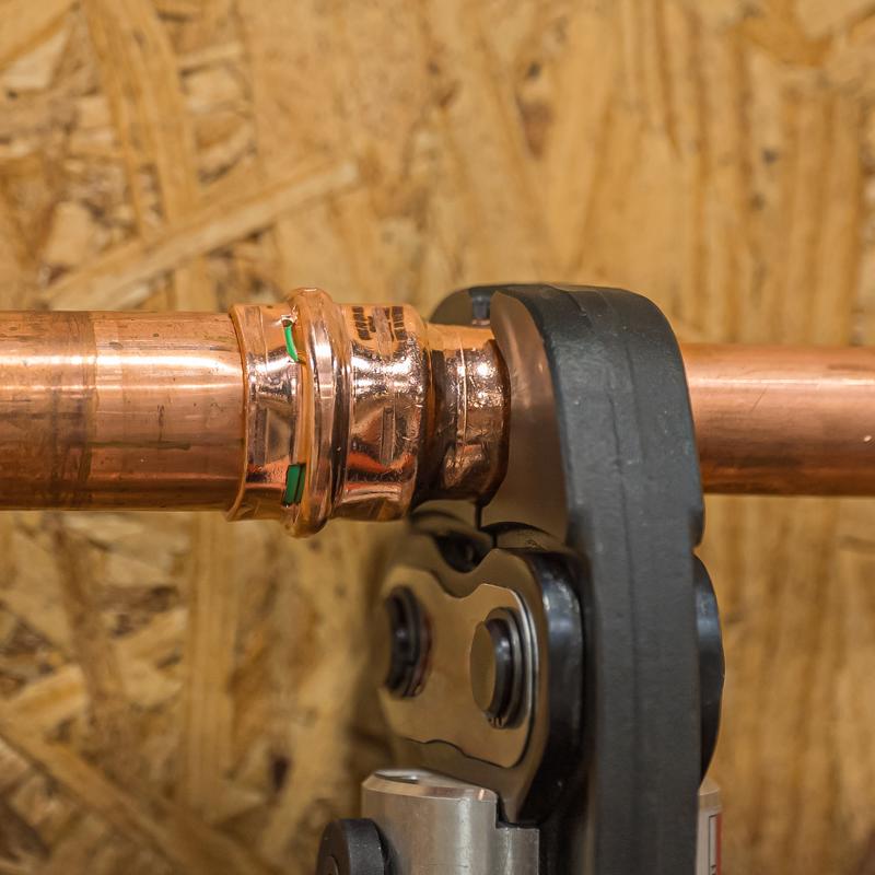 QuickFitting 1 in. Press in. Press in. Copper Reducing Coupling