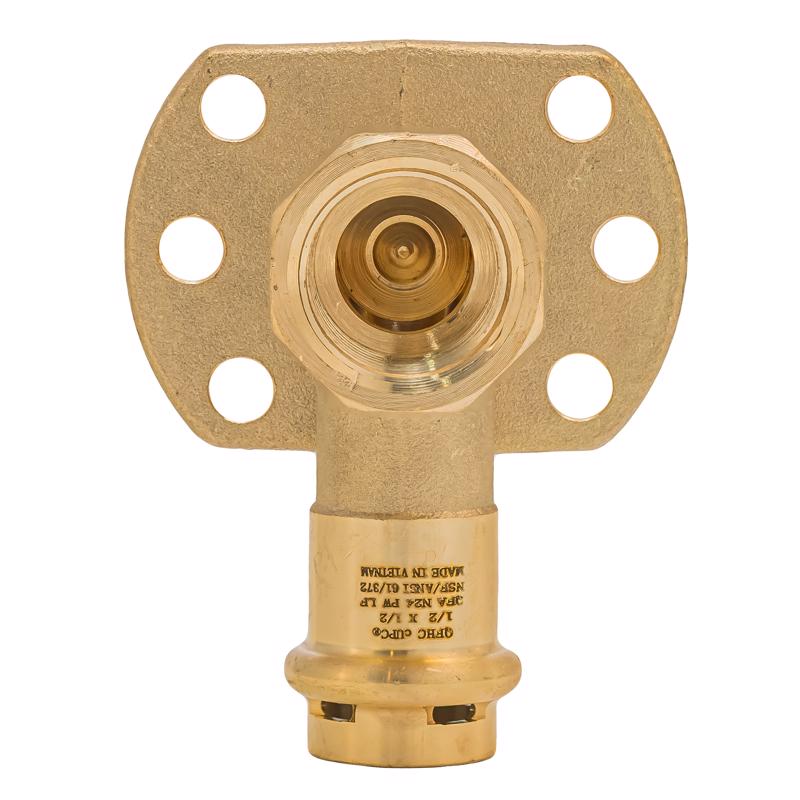 QuickFitting 1/2 in. Press in. Brass 90 Degree Elbow