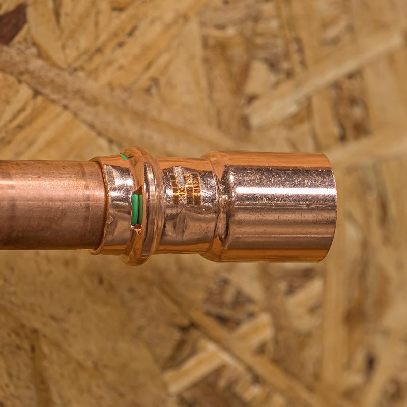 QuickFitting 1 in. FTG in. Press in. Copper Reducing Coupling