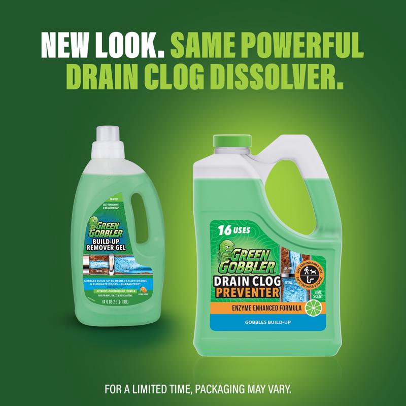Green Gobbler Liquid Clog Preventer 64 fl. oz., Pack of 4