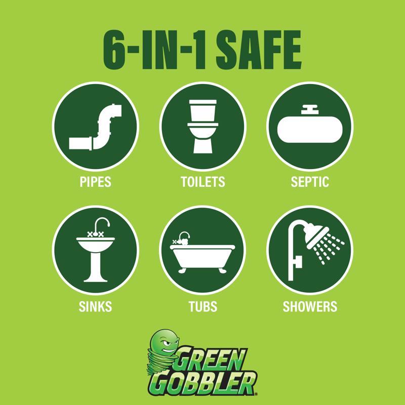 Green Gobbler Liquid Clog Preventer 64 fl. oz., Pack of 4