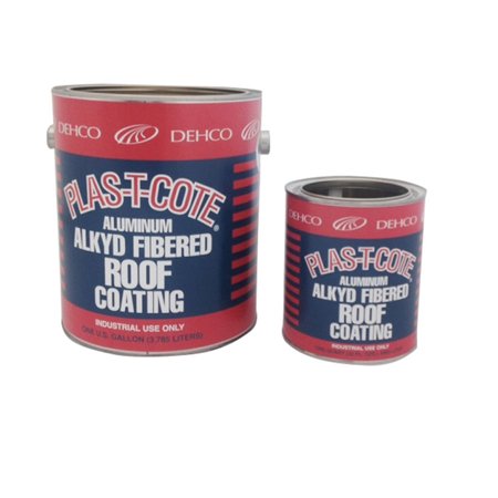Heng's 43032 Alkyd Fibered Roof Coating, Aluminum, Gal.