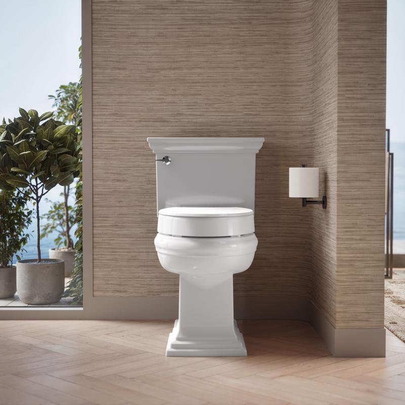 Kohler Hyten Slow Close Elongated White Plastic Toilet Seat