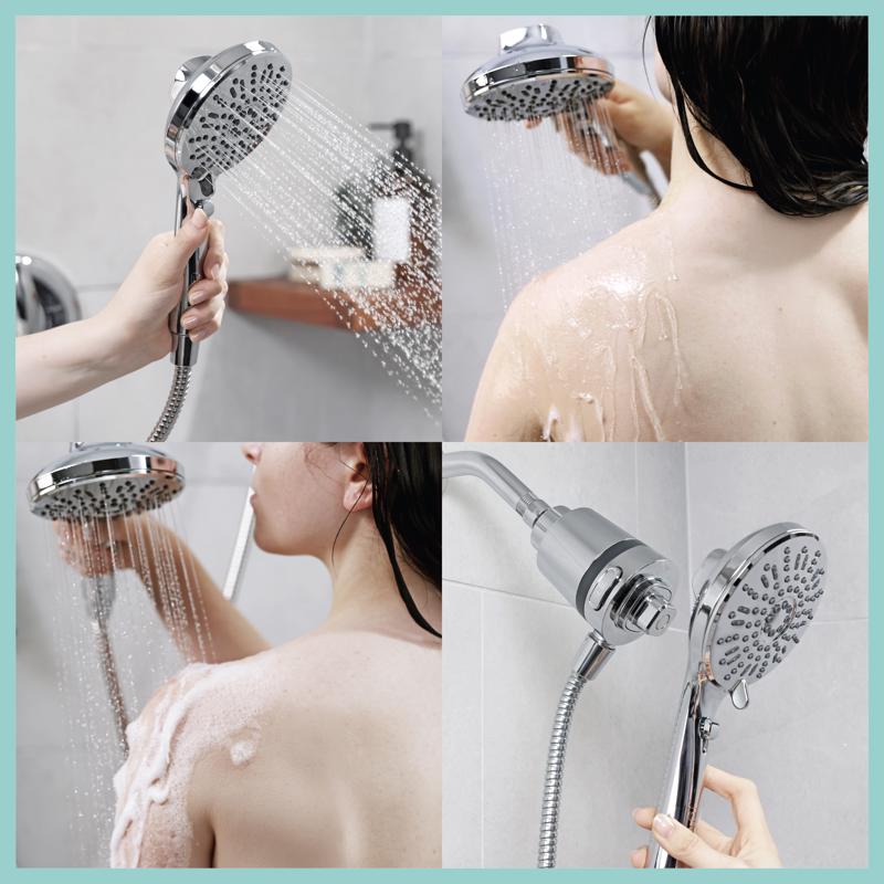 Danco Seventy Chrome 5 settings Handheld Showerhead 1.8 gpm
