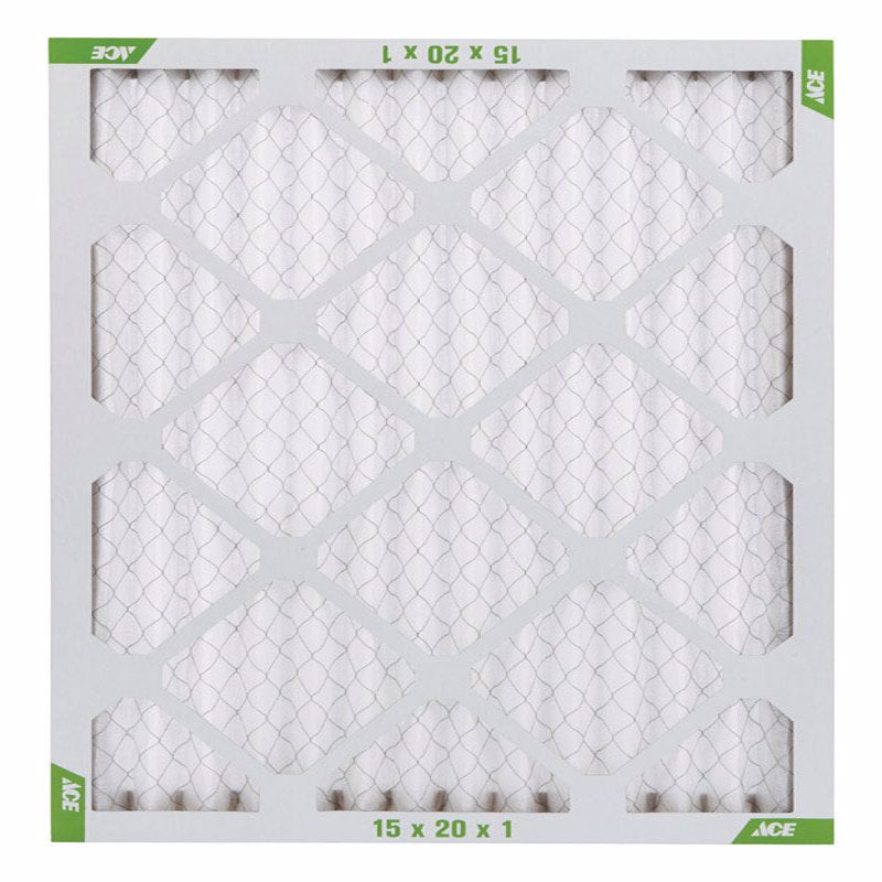 Ace 15 in. W X 20 in. H X 1 in. D Synthetic 8 MERV Pleated Air Filter 1 pk, Pack of 12
