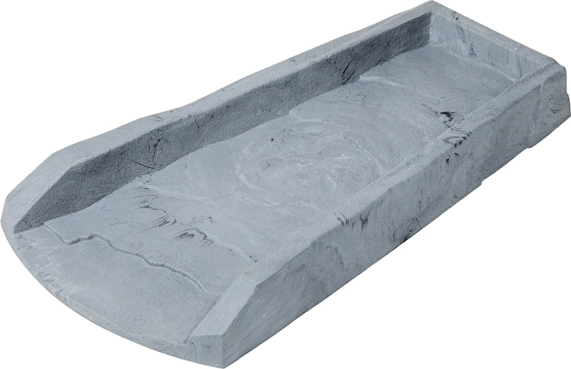 Amerimax 3014-12 Splash Block, 24 in L, 11-1/2 in W, Slate Gray, Polypropylene