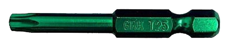 GRK Fasteners 187443 Drive Bit, T25 Drive, Star Drive, 2 in L, 2/PK