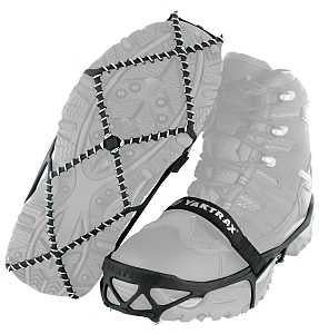 Yaktrax Pro Series 08613 Shoe Traction Device, L, Fits Shoe Size: 11-1/2 to 13-1/2 in Men's, 13 to 15 in Women's, Black