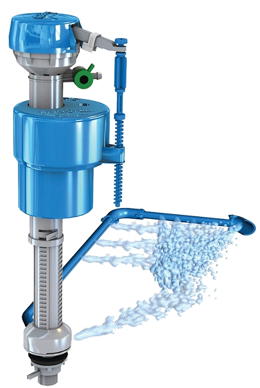 Danco HydroClean HC660 Water-Saving Toilet Fill Valve with Cleaning Tube, Rubber Body, Anti-Siphon: No