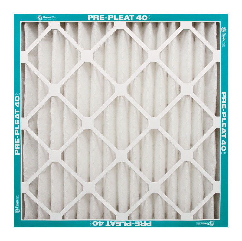 Flanders Pre-Pleat 16 in. W X 20 in. H X 2 in. D Synthetic 8 MERV Pleated Air Filter 1 pk, Pack of 12