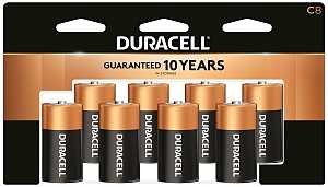 Duracell MN14R8DWZ17 Battery, 1.5 V Battery, C Battery, Alkaline, Manganese Dioxide