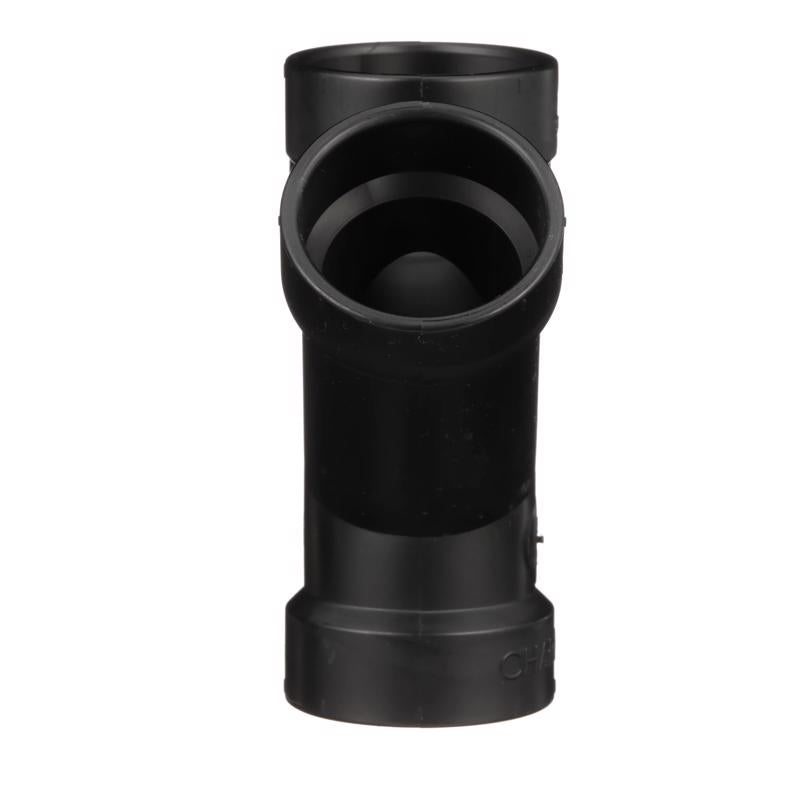 Charlotte Pipe 1-1/2 in. Hub X 1-1/2 in. D Hub ABS Double Wye