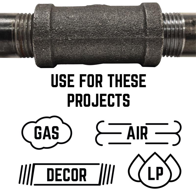 STZ Industries 1/8 in. MIP each X 1/8 in. D FIP Black Malleable Iron 90 Degree Street Elbow