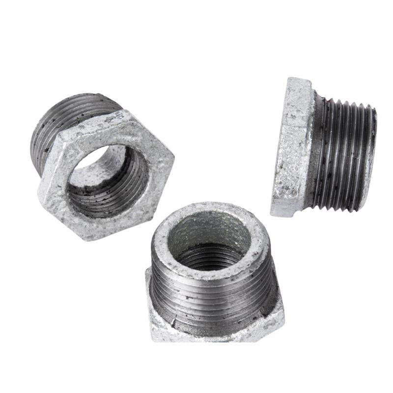 STZ Industries 2 in. MIP each X 1-1/4 in. D FIP Galvanized Malleable Iron Hex Bushing