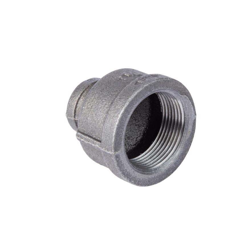 STZ Industries 1-1/4 in. FIP each X 1 in. D FIP Black Malleable Iron Reducing Coupling