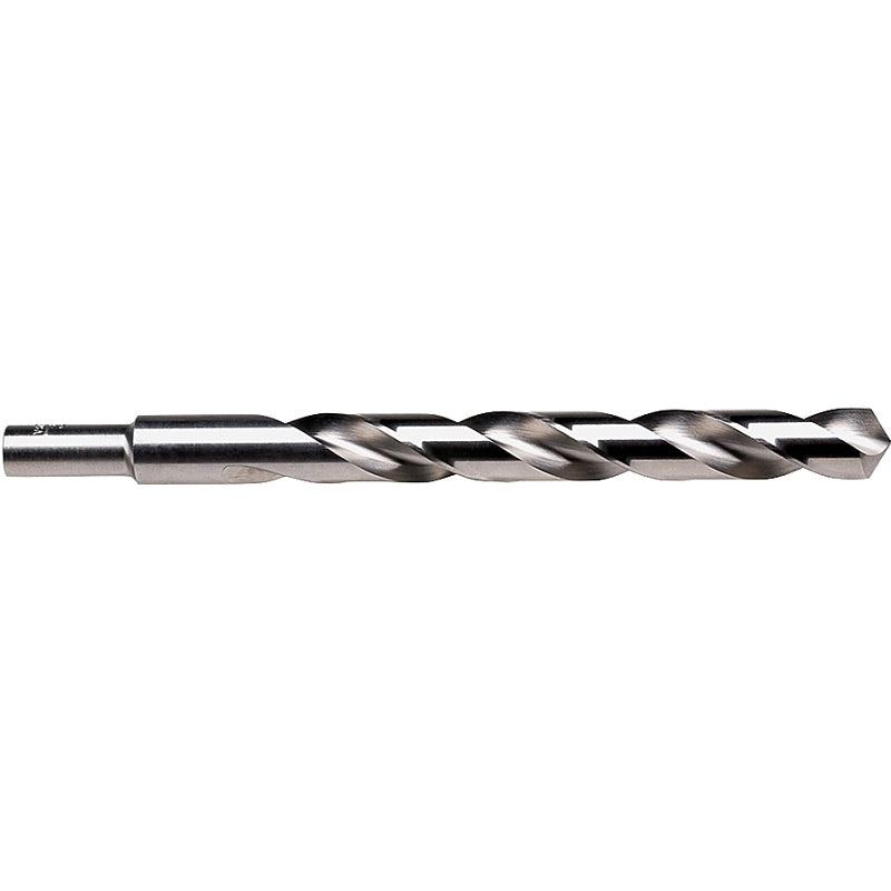 Irwin 73832ZR Jobber Drill Bit, 1/2 in Dia, 6 in OAL, Spiral Flute, 2-Flute, 1/2 in Dia Shank, Reduced Shank