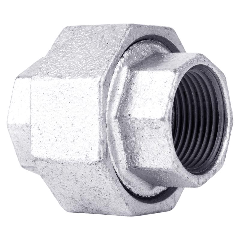 STZ Industries 1/4 in. FIP each X 1/4 in. D FIP Galvanized Malleable Iron Union