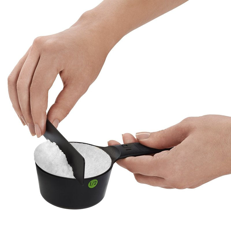 Good Grips 11110901 Measuring Cup Set, Plastic, Black