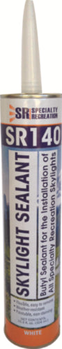 Specialty Recreation SR140BX Skylight Sealant, 10.3 oz., 6/pk