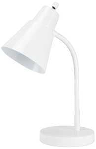 Boston Harbor TL-TB-170-WH-3L Flexible Desk Lamp, 120 V, 60 W, 1-Lamp, CFL Lamp, White Fixture, White