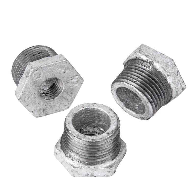 STZ Industries 3/4 in. MIP each X 1/4 in. D FIP Galvanized Malleable Iron Hex Bushing, Pack of 5