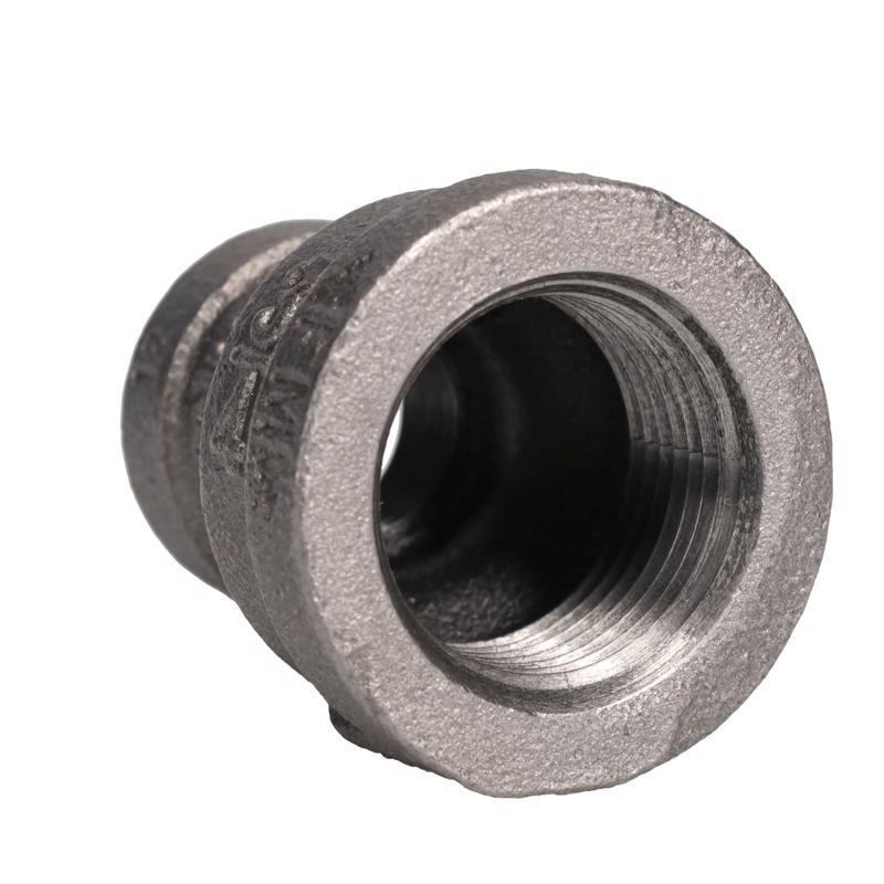 STZ Industries 3/4 in. FIP each X 3/8 in. D FIP Black Malleable Iron Reducing Coupling