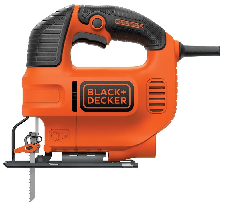 Black+Decker BDEJS300C Jig Saw, 4.5 A, 3/4 in Cutting Capacity, 3/4 in L Stroke, 3000 spm