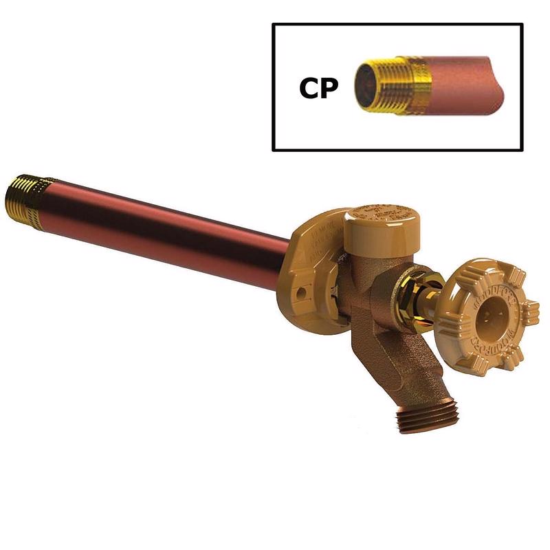 Woodford Model 17 1/2 in. MIP in. Sweat Anti-Siphon Brass Freezeless Wall Faucet
