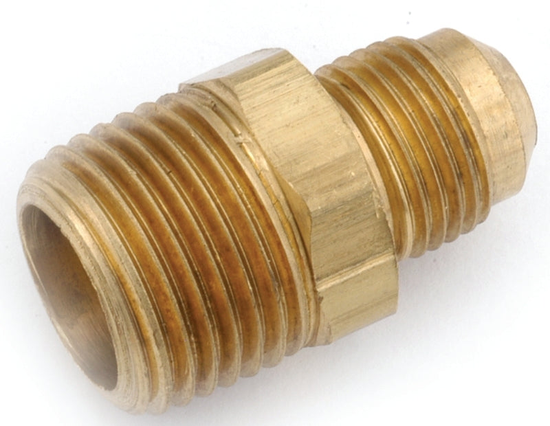 Anderson Metals 754048-0608 Connector, 3/8 x 1/2 in, Flare x MPT, Brass