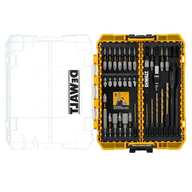 DEWALT TOUGHGRIP DWAF1235RLTG Drill Bit Set, 35-Piece