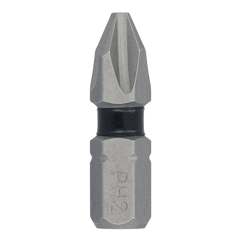 DEWALT TOUGHGRIP DWAF1PH2TG15 Screwdriver Bit, #2 Drive, Phillips Drive, 1/4 in Shank, Hex Shank, 1 in L, Steel