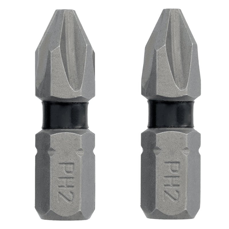 DEWALT TOUGHGRIP DWAF1PH2TG2 Screwdriver Bit, #2 Drive, Phillips Drive, 1/4 in Shank, Hex Shank, 1 in L, Steel