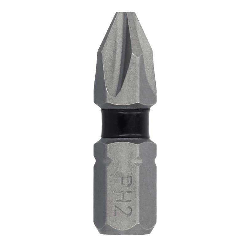 DEWALT TOUGHGRIP DWAF1PH2TG30 Screwdriver Bit, #2 Drive, Phillips Drive, 1/4 in Shank, Hex Shank, 1 in L, Steel